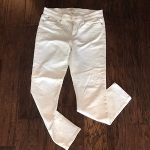 J crew white jeans